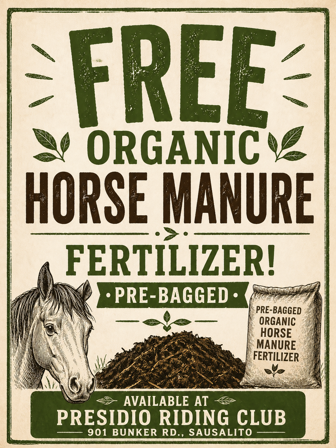 Free Horse Manure